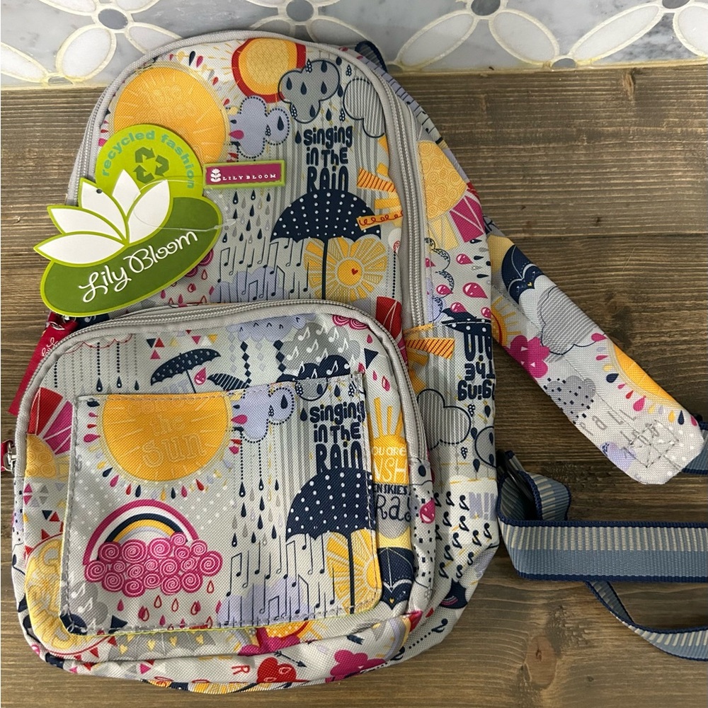 NWT Lily Bloom Sling Backpack